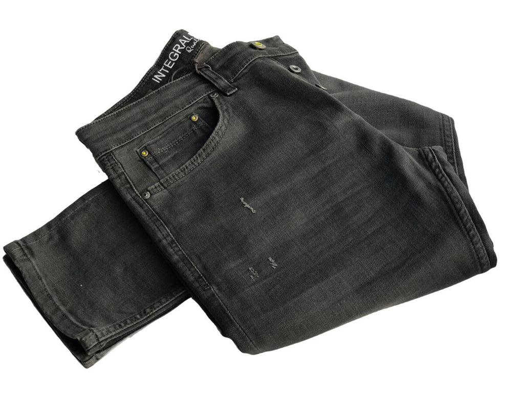 Slim Fit Mens Jeans Olive Comfortable Cotton 7266