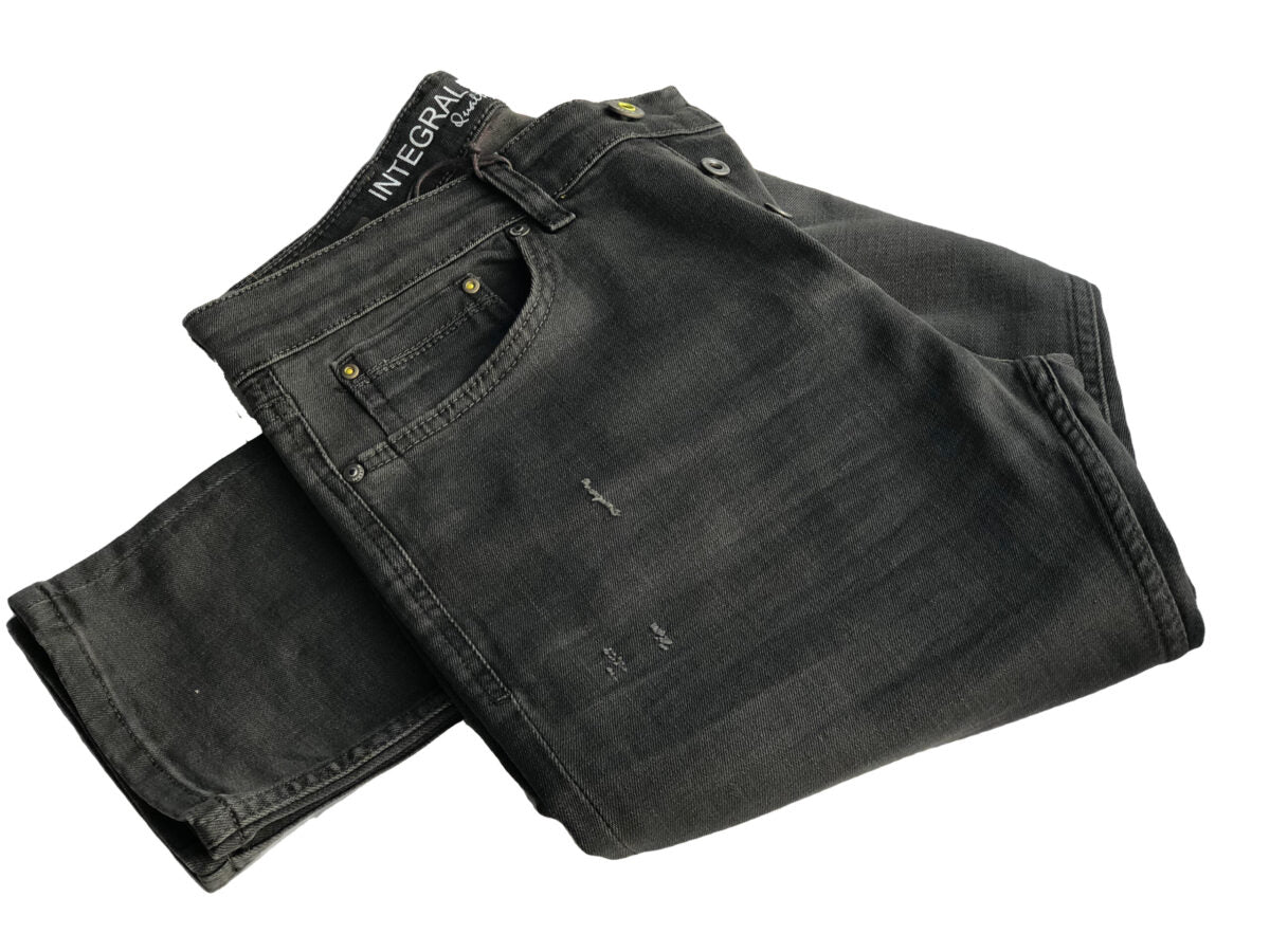 Slim Fit Mens Jeans Olive Comfortable Cotton 7266