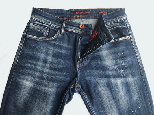 Jean Slim Fit Homme 7369 Bleu Coton