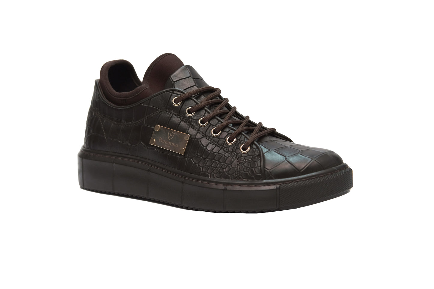 Casual, Handmade, Genuine Leather Mens Shoes 10528 Brown