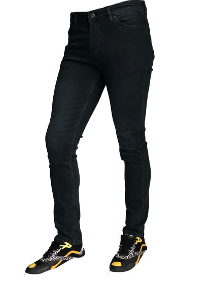 Slim Fit Mens Jeans Dark Navy Comfortable Cotton 7292