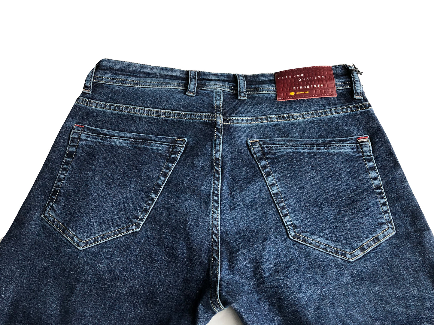 Slim Fit Mens Jeans Blue Cotton 7302