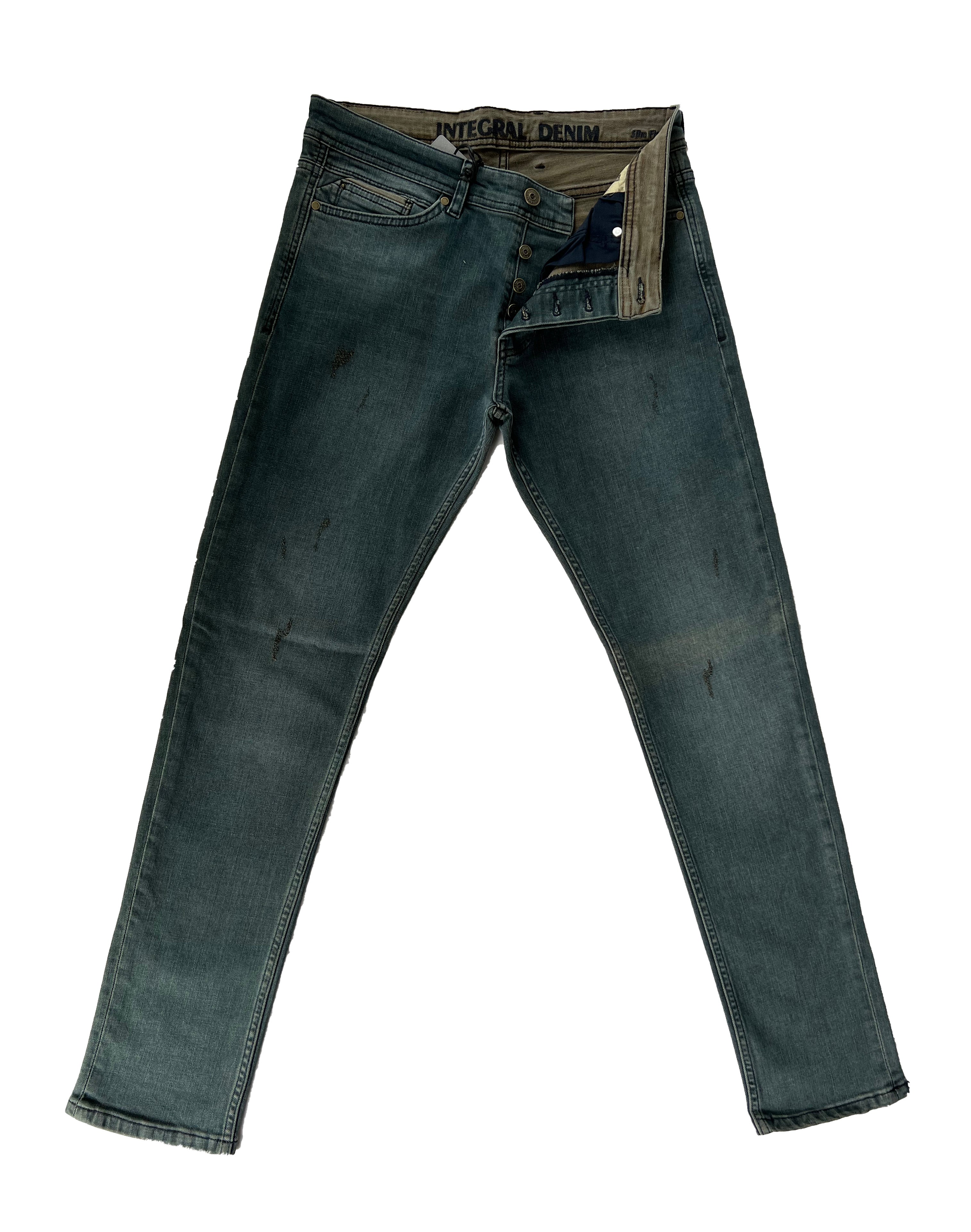 Men's Slim Fit Comfortable Jeans, Trousers- Dunbar