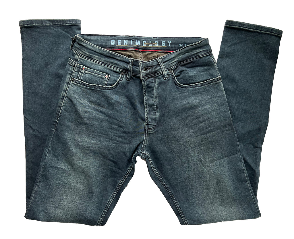 Men's Slim Fit Comfortable Jeans, Trousers- Wick