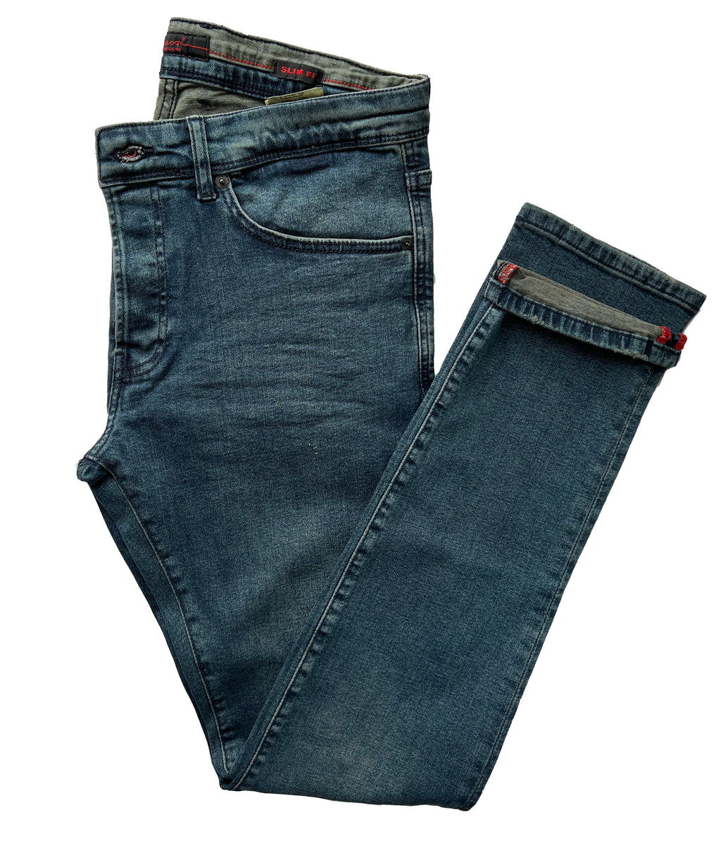 Men's Slim Fit Comfortable Jeans, Trousers- Corby