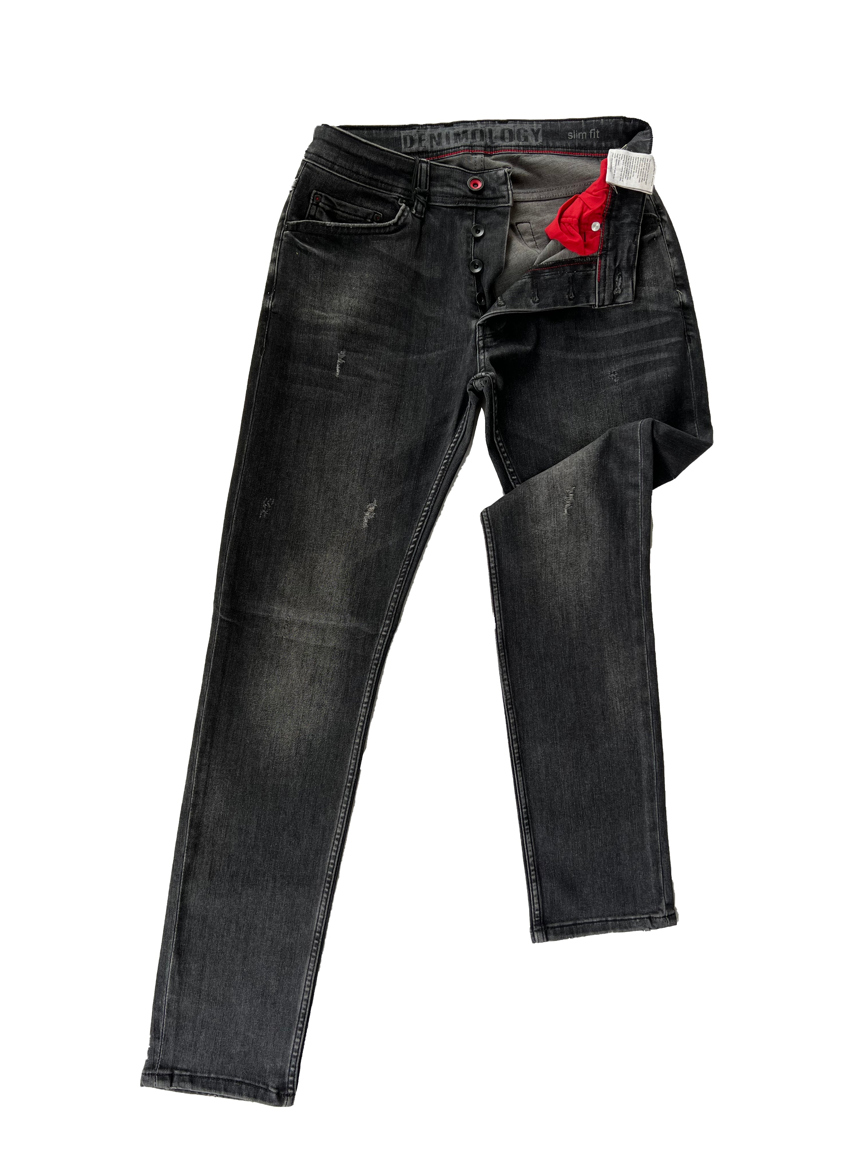 Men's Slim Fit Comfortable Jeans, Trousers- Moffat