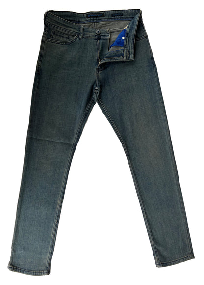 Men's Slim Fit Comfortable Jeans, Trousers- Elgin