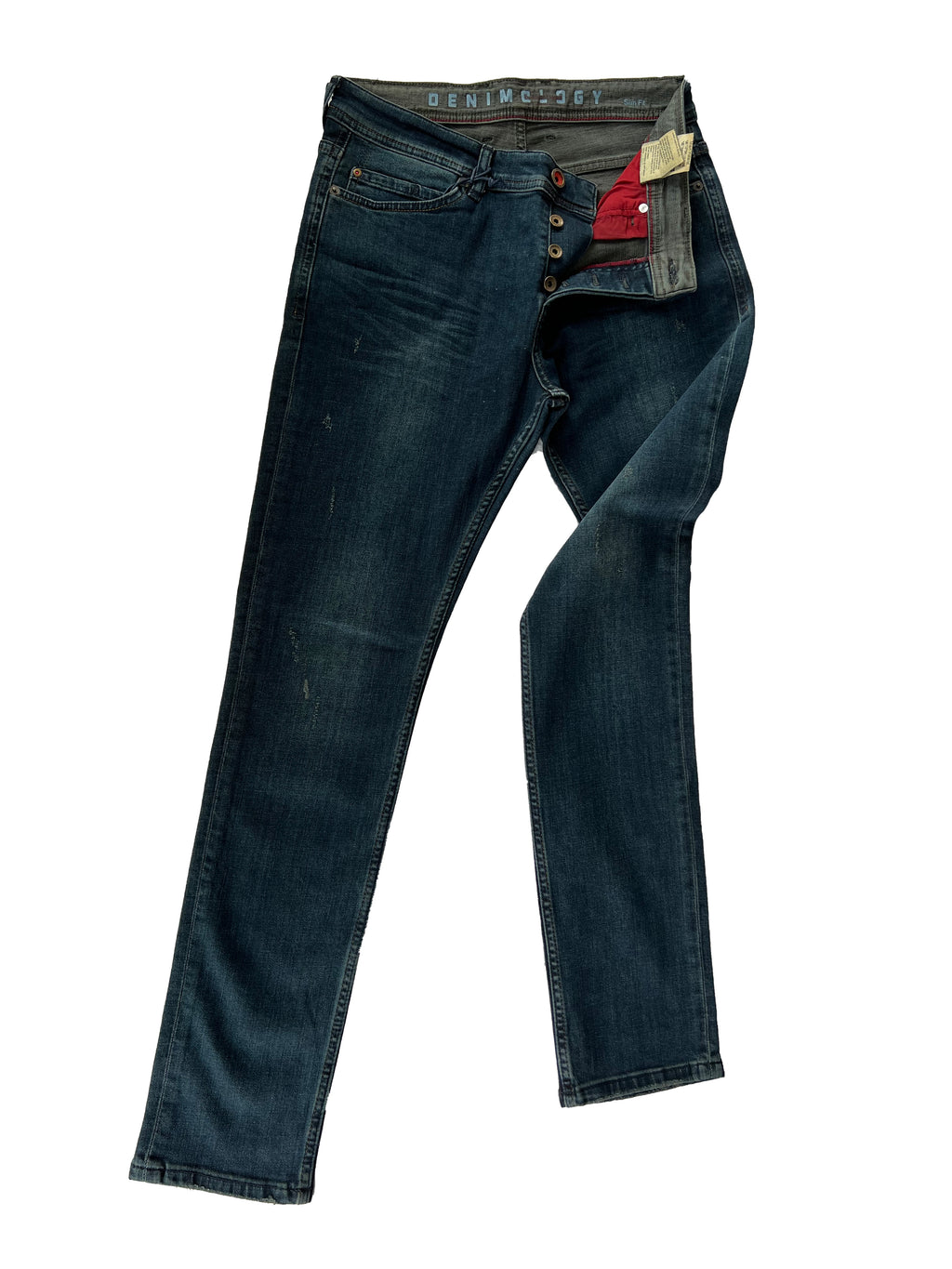 Men's Slim Fit Comfortable Jeans, Trousers- Hawick