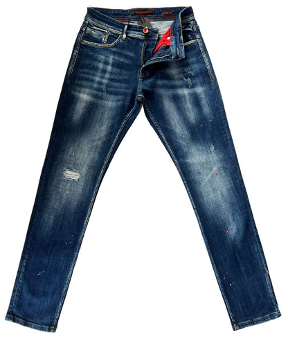 Men's Slim Fit Comfortable Jeans, Trousers- Darwen