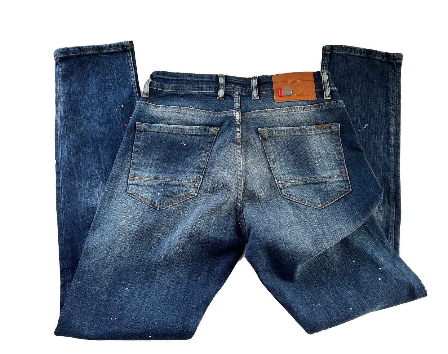 Men's Slim Fit Comfortable Jeans, Trousers- Darwen