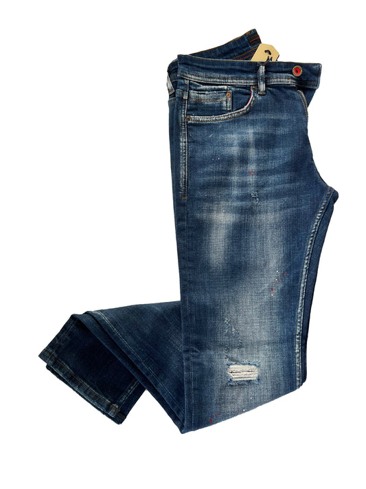 Jeans, Pantalons Confortables Coupe Slim Homme - Darwen 