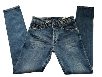 Jeans, pantalons confortables coupe ajustée pour hommes - Keith 