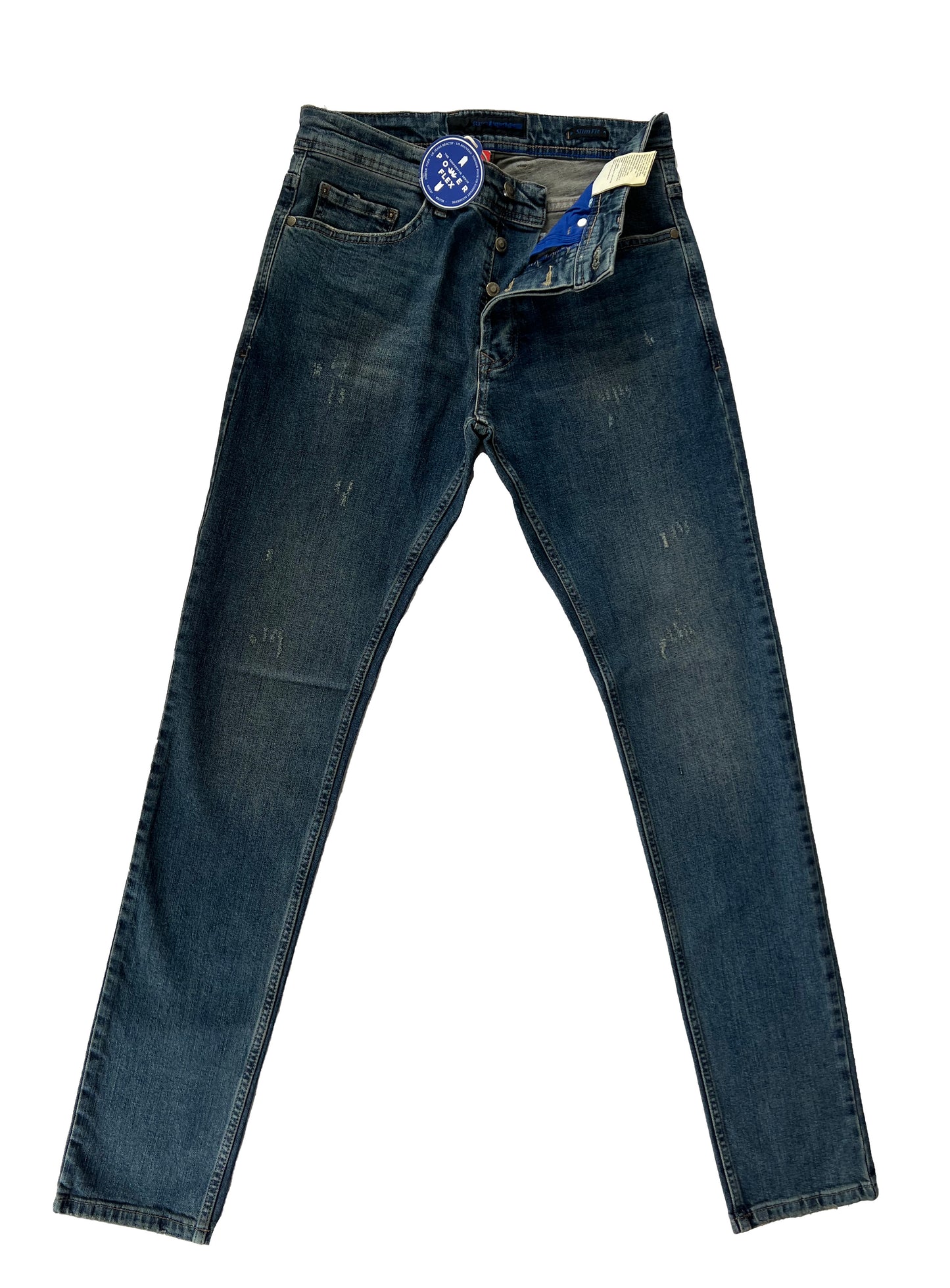 Jeans, pantalons confortables coupe ajustée pour hommes - Keith 