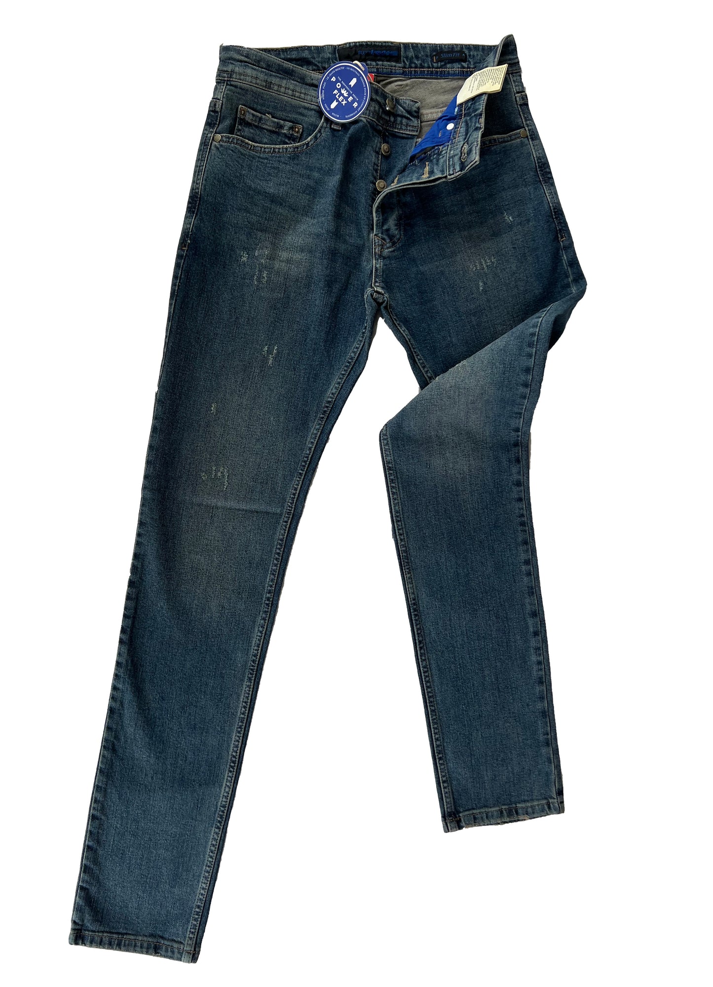 Jeans, pantalons confortables coupe ajustée pour hommes - Keith 