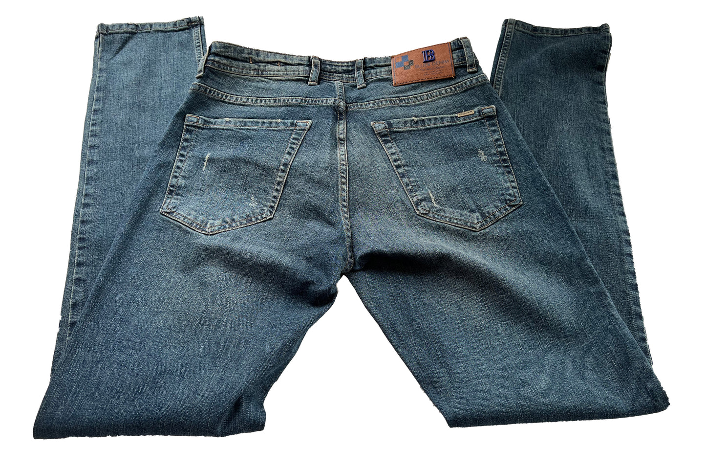 Jeans, pantalons confortables coupe ajustée pour hommes - Keith 