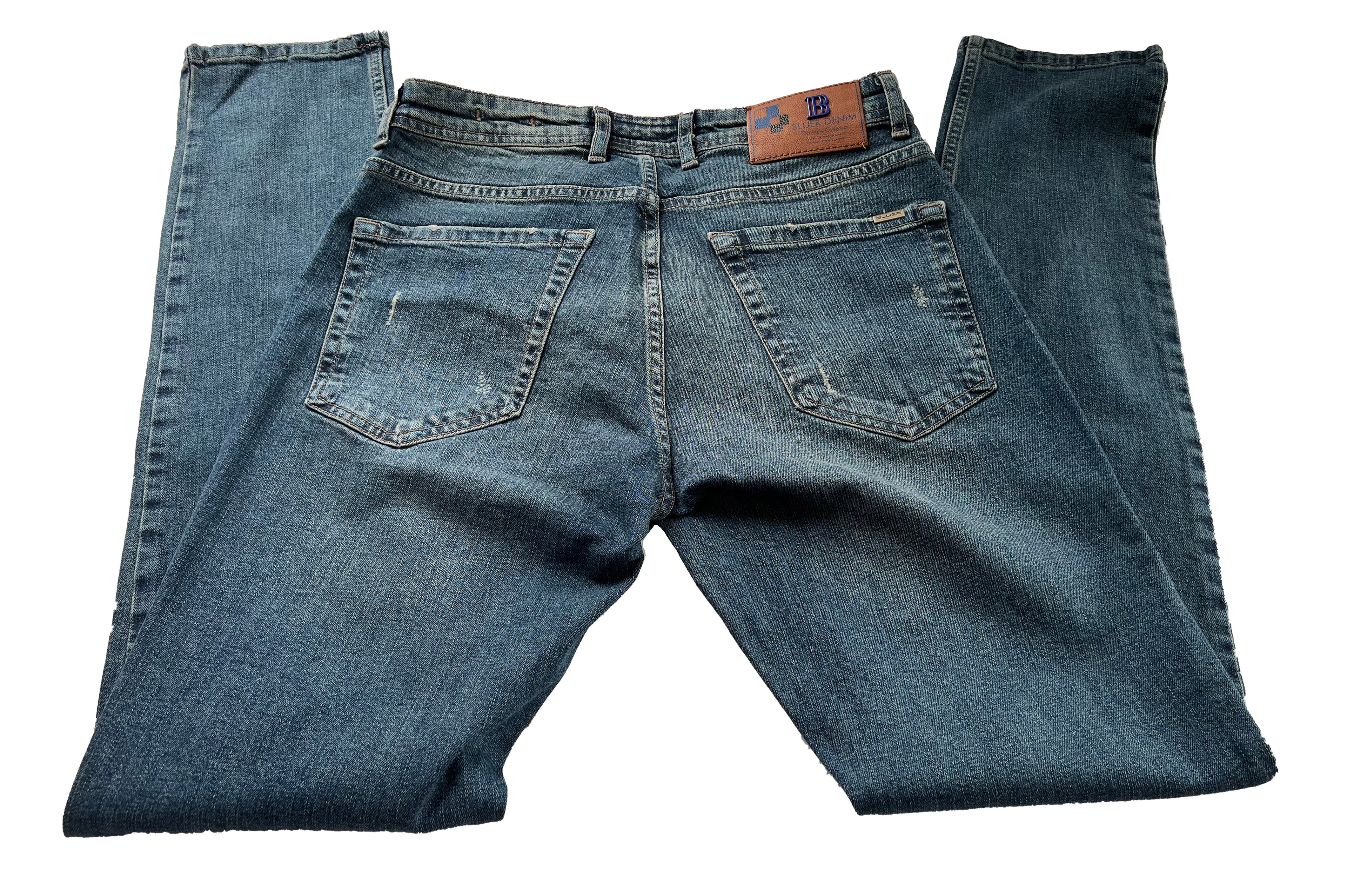 Men's Slim Fit Comfortable Jeans, Trousers- Keith