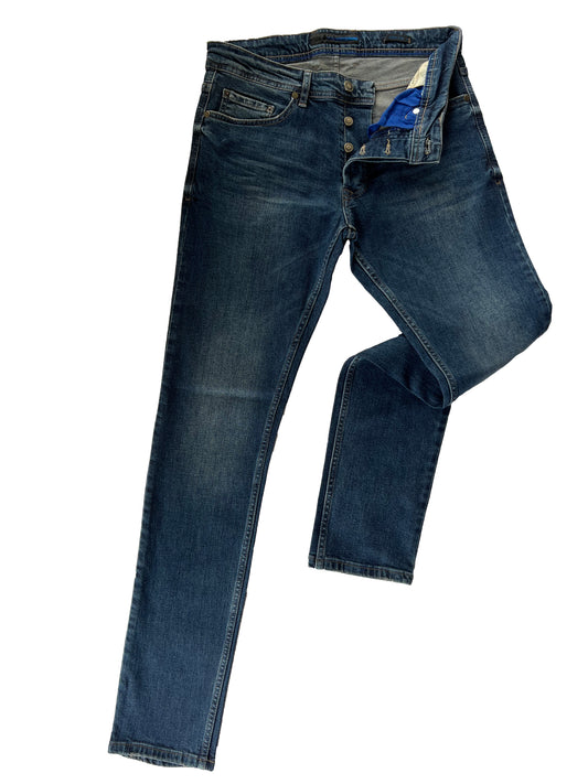Jeans, pantalons confortables coupe slim pour hommes - Crewe 
