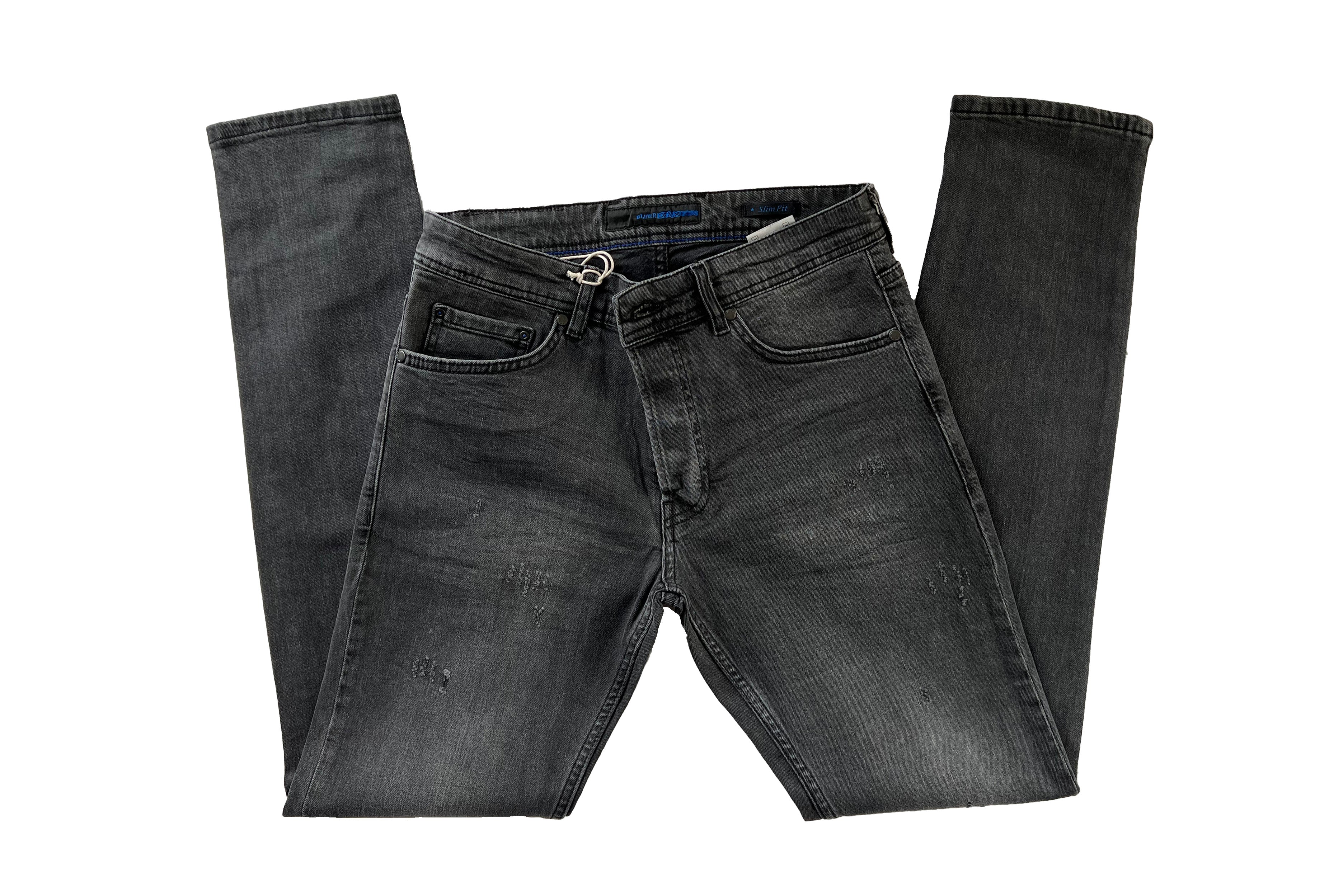 Men's Slim Fit Comfortable Jeans, Trousers- Holt