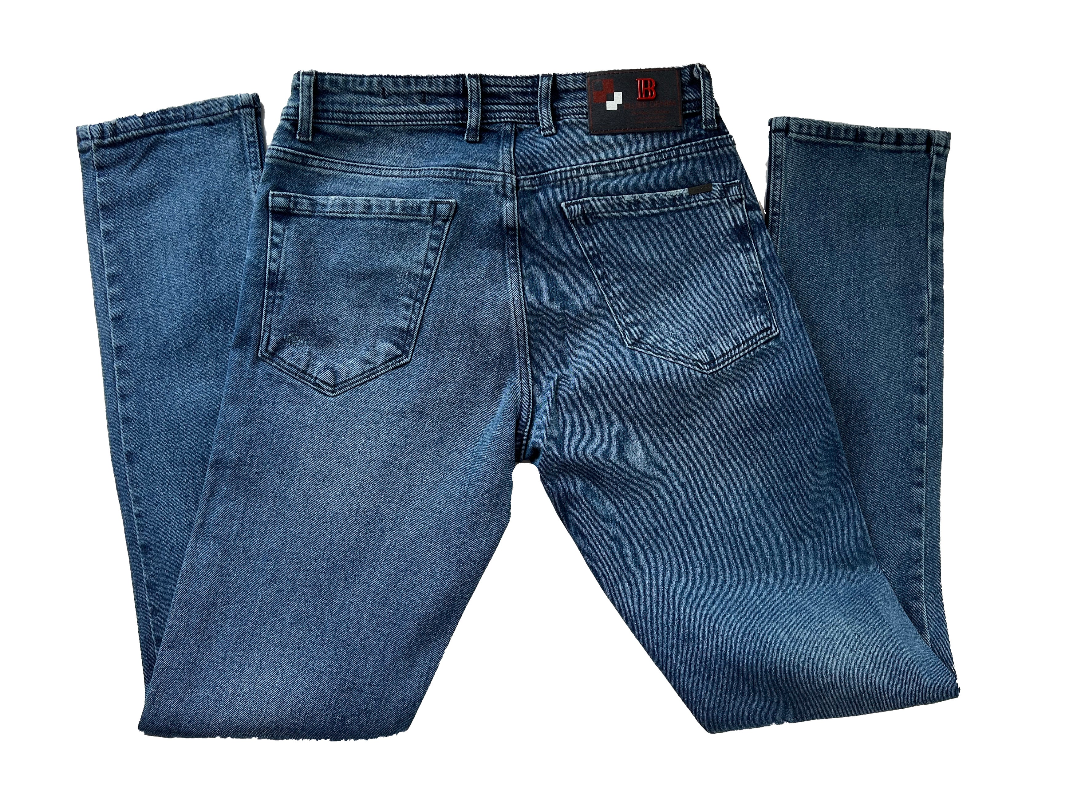 Men's Slim Fit Comfortable Jeans, Trousers- Alton