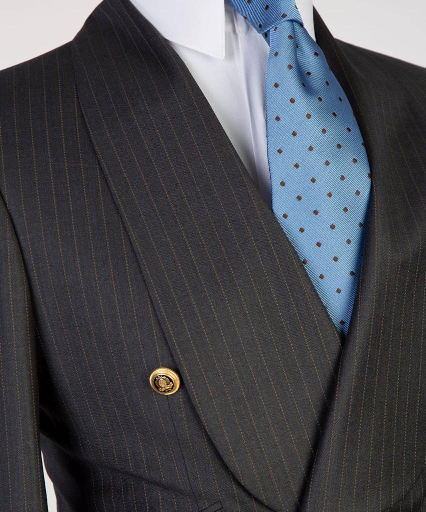 Men's Suit 2 Piece Double Breasted Anthracite
