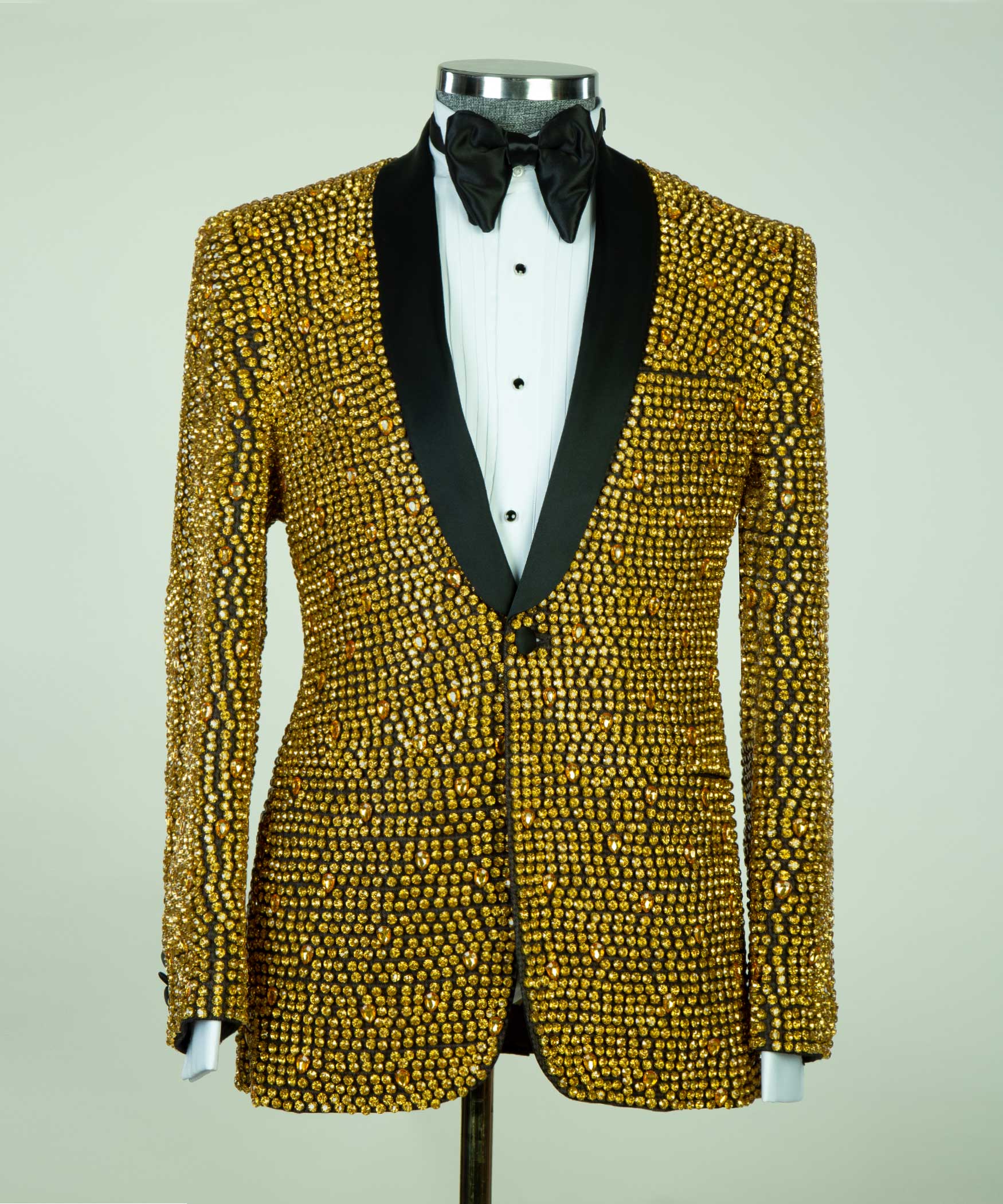 Mens gold sequin tuxedo jacket on sale