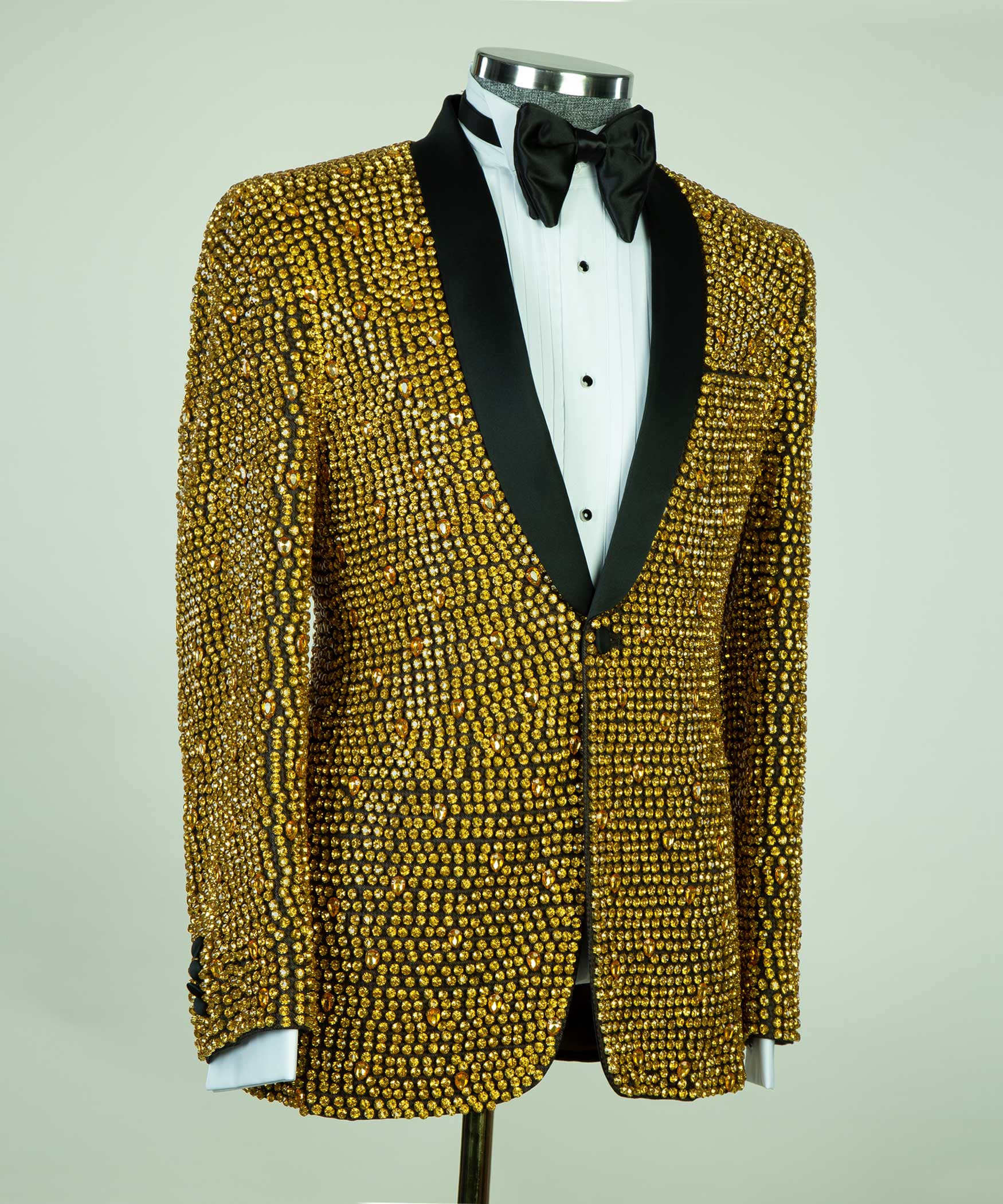 Mens gold sequin tuxedo jacket online