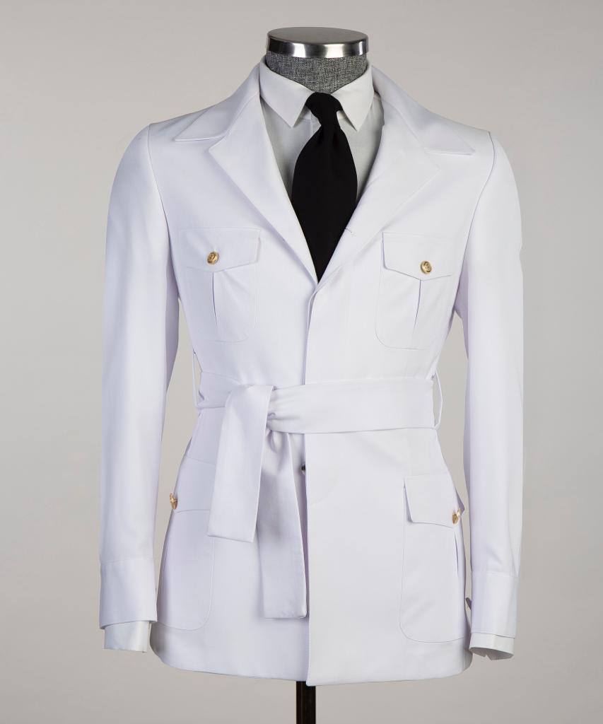 white safari suit for men from turkey