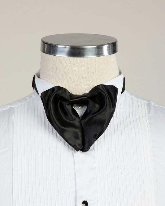 Noeud papillon, satin noir, grande plaine, idéal pour mariage ou célébration, costumes/tuxedos, RM