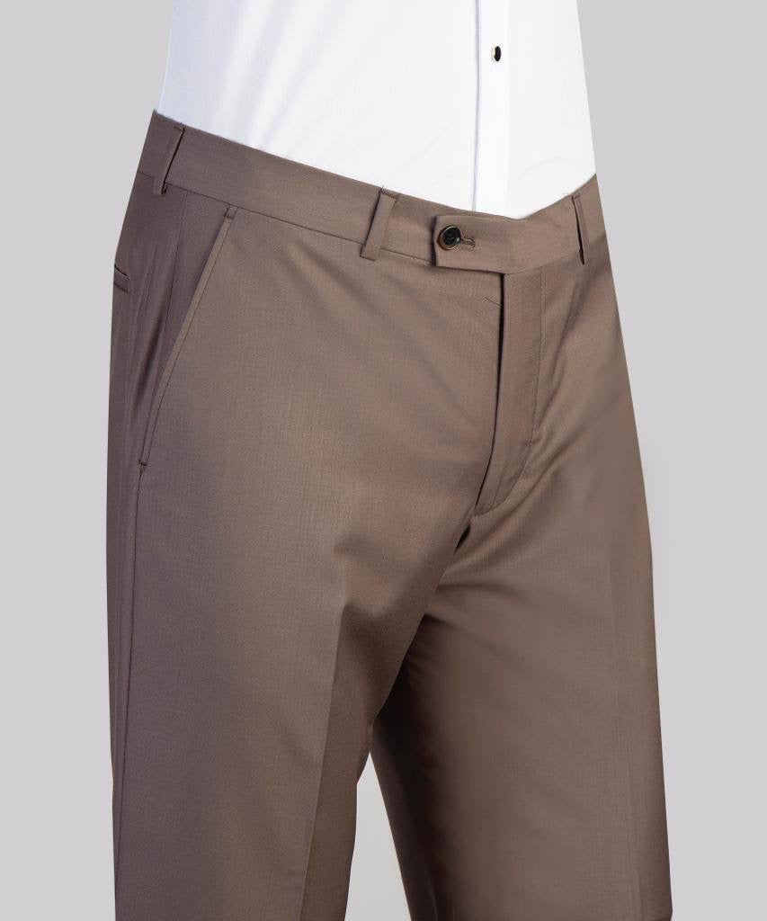 Men's 2 Piece Suit, Brown, Belted Design, Costume