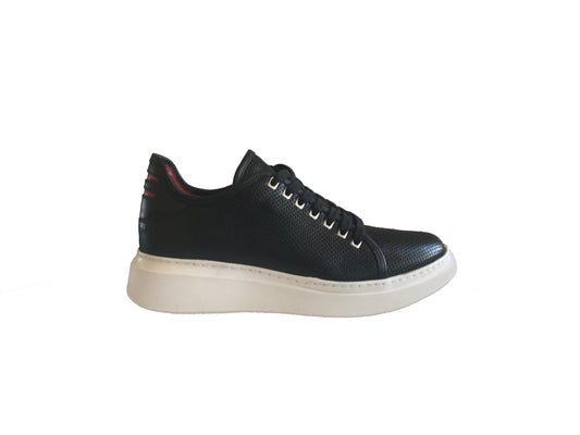 Casual Handmade, Genuine Leather ,Extra Light Sole, Mens Shoes 12253 Black