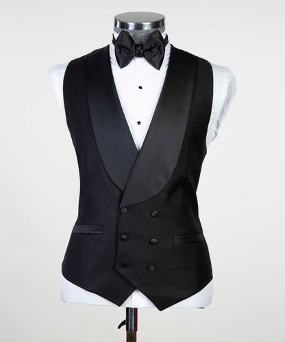 Men's 3 Piece Tuxedo, Suit, Black
