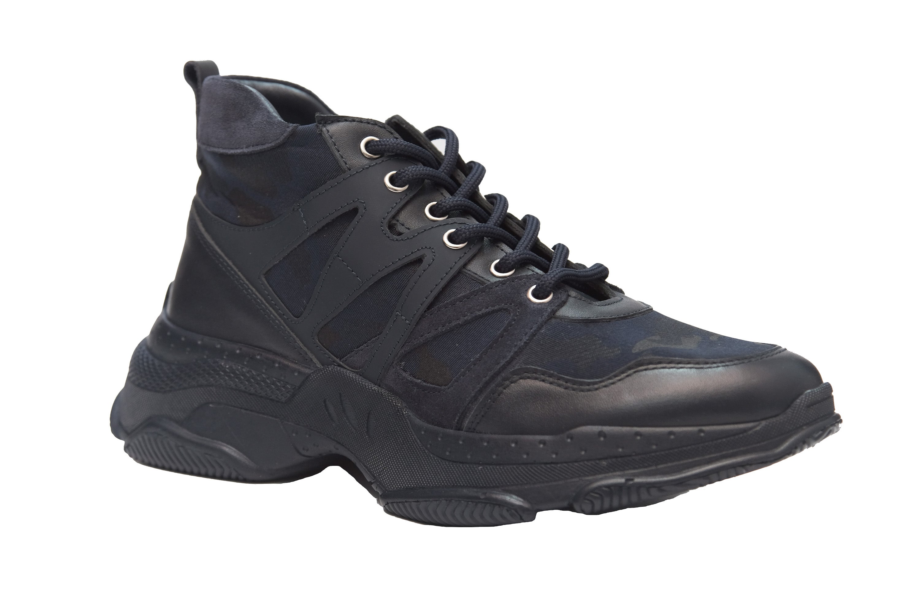 Men's Shoes, Casual, Handmade ,Genuine Leather inline ,Light Sole, 11038, Navy Blue