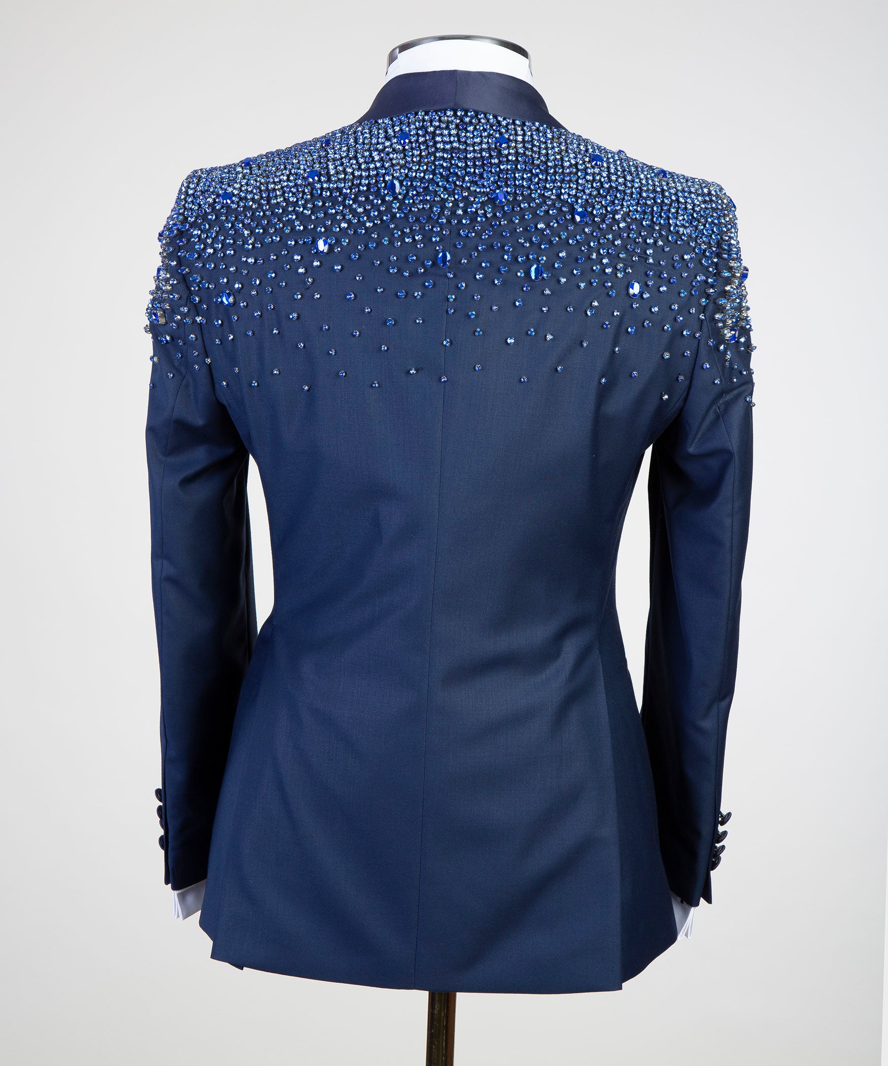 Herren Zweiteiliger Smoking in Stoned Blue